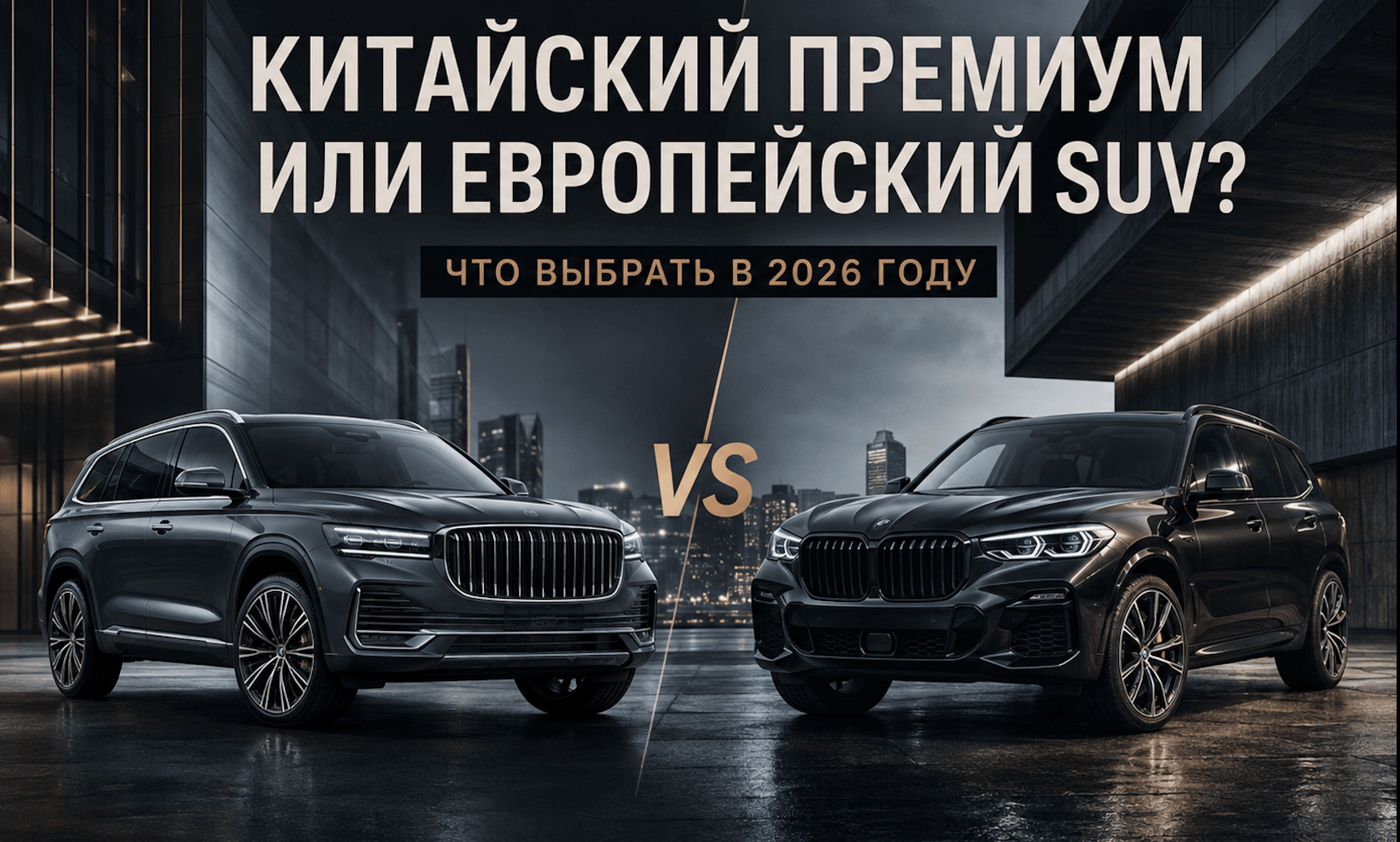 Китайский премиум или европейский SUV: что выбрать в 2026 году и почему рынок меняется быстрее, чем кажется