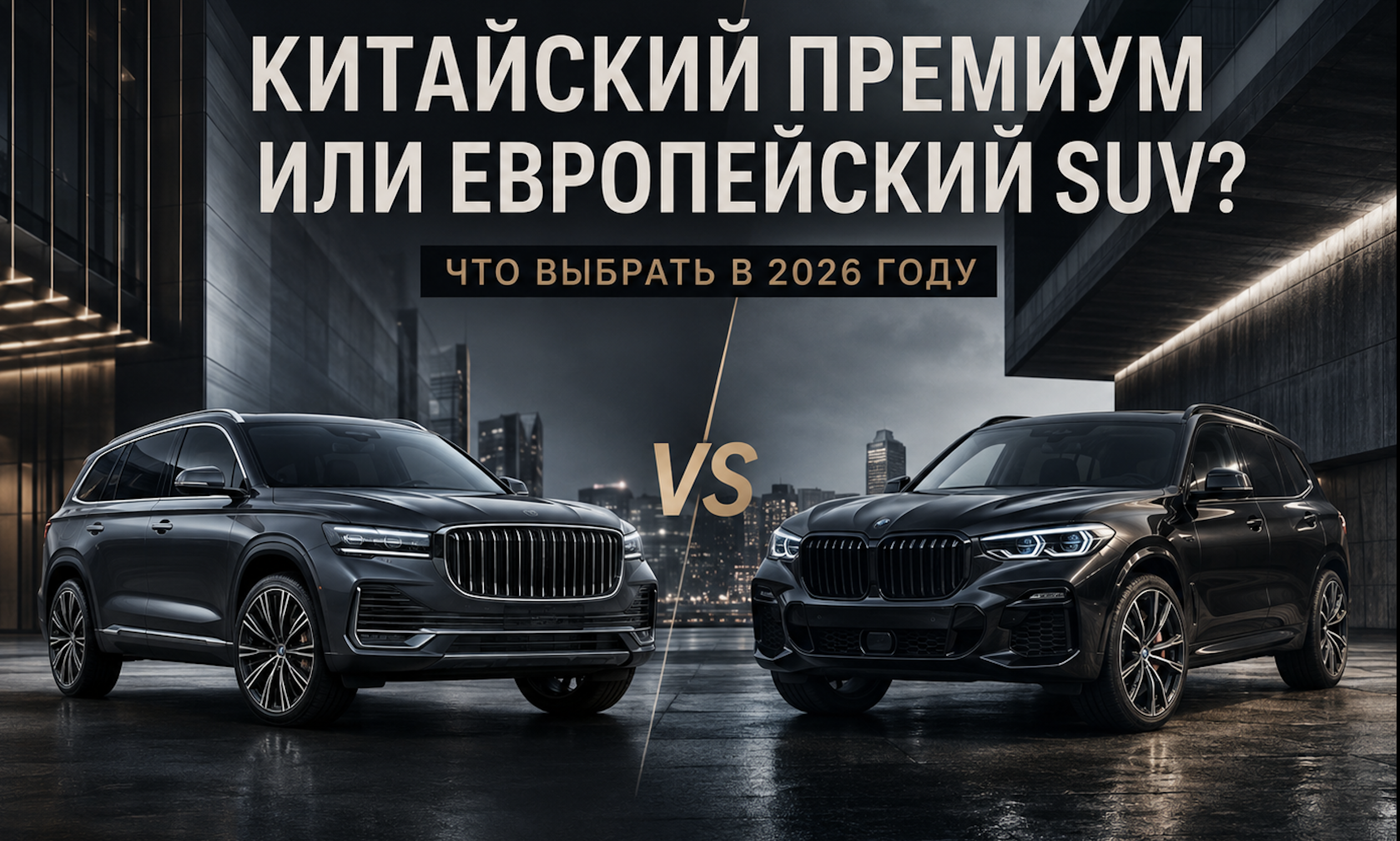 Китайский премиум или европейский SUV: что выбрать в 2026 году и почему рынок меняется быстрее, чем кажется